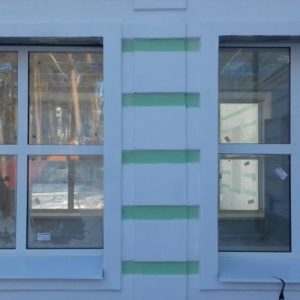 Противопожарное окно с монтажем отливов / серия FRM985